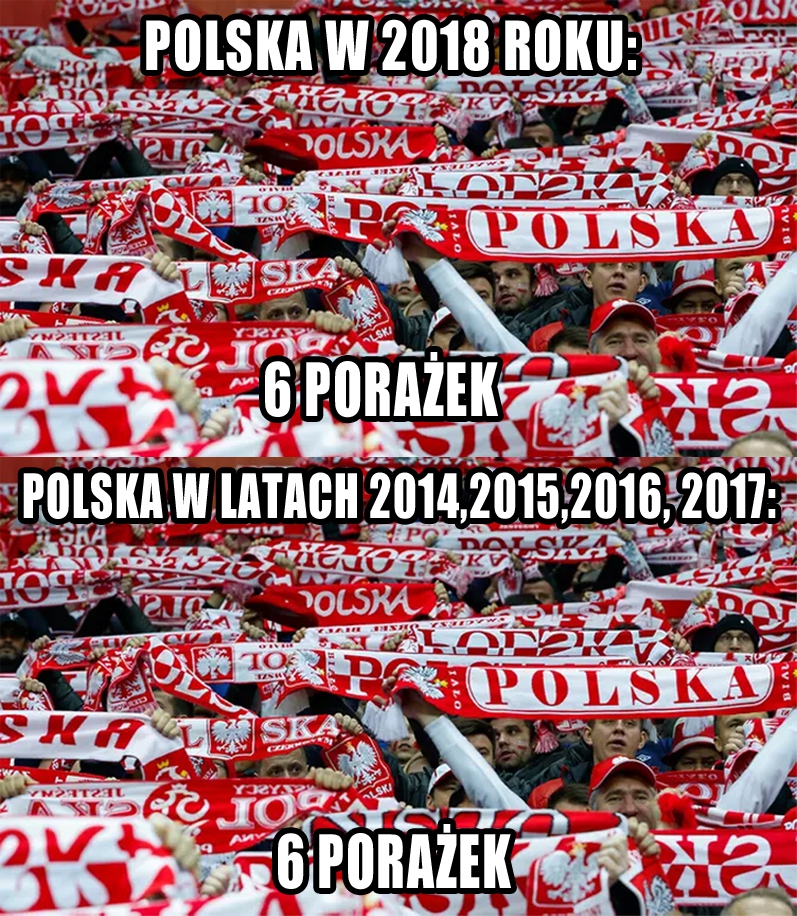 PORÓWNANIE reprezentacji Polski w ostatnich latach :D